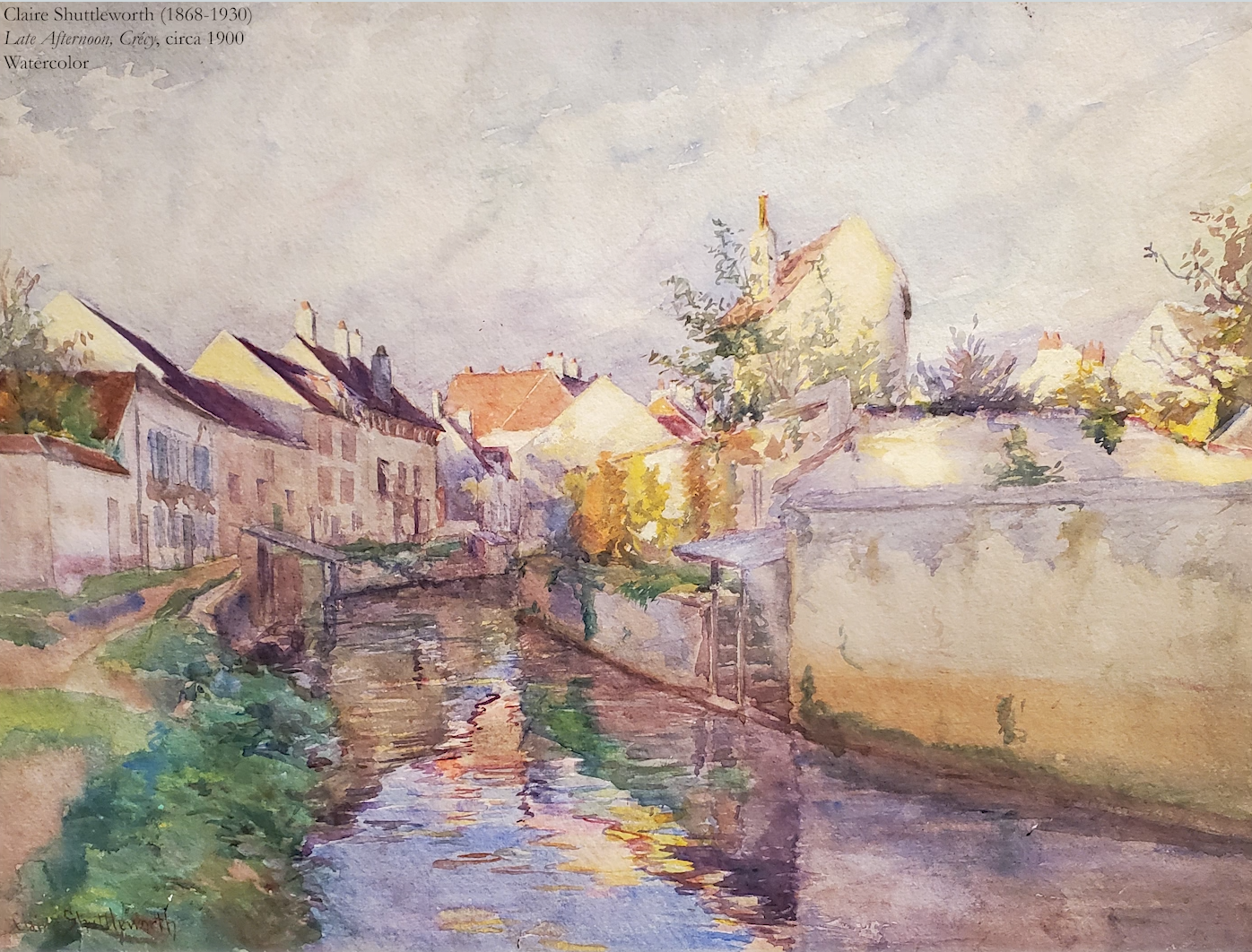 Artwork Spotlight: Late Afternoon, Crécy by Claire Shuttleworth