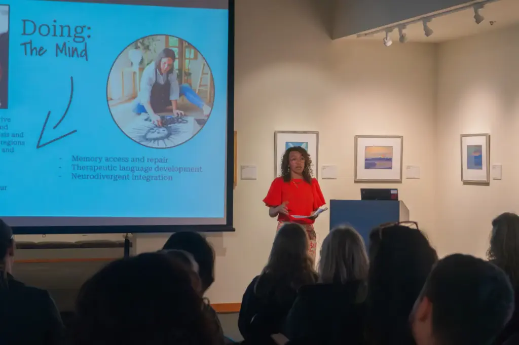 Educational presentation at Cascadia Art Museum