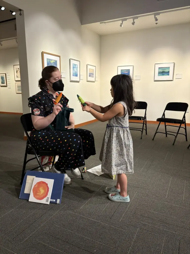 Inside Cascadia Art Museum gallery